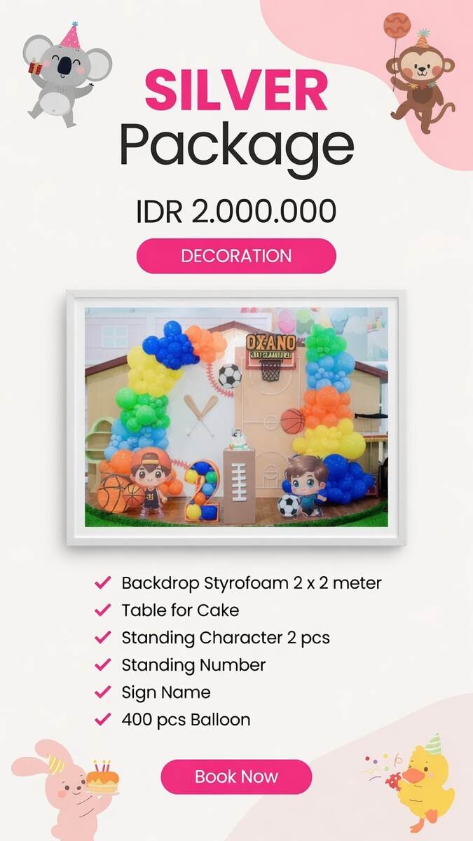 Silver Package Decoration